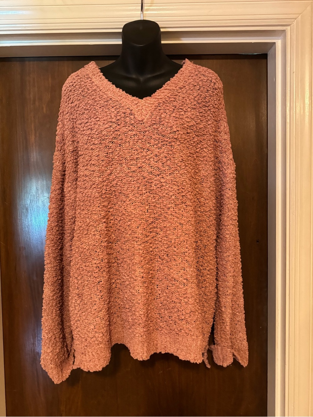 Newbury Kustom Pinkish Muave Oversized Sweater - Size M